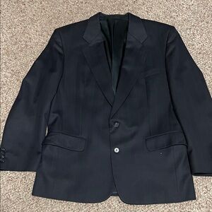 Parigi navy pinstripe 2 button 100% wool Men's Blazer